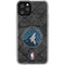 NBA Minnesota Timberwolves Dark Rust iPhone 11 Pro Clear Case