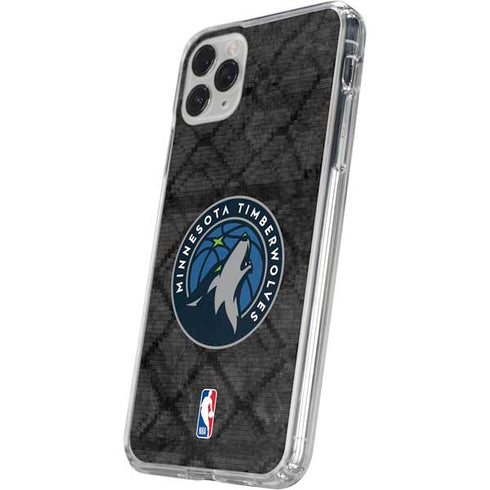 NBA Minnesota Timberwolves Dark Rust iPhone 11 Pro Clear Case