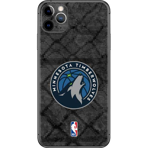 NBA Minnesota Timberwolves Dark Rust iPhone 11 Pro Max Skin