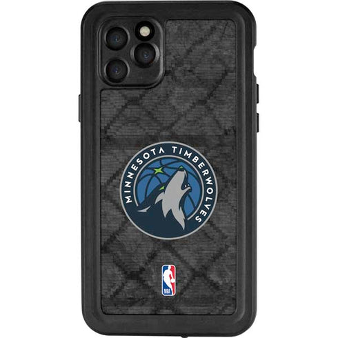 NBA Minnesota Timberwolves Dark Rust iPhone 11 Pro Waterproof Case