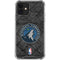 NBA Minnesota Timberwolves Dark Rust iPhone 12 Clear Case