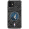 NBA Minnesota Timberwolves Dark Rust iPhone 12 Mini Clear Case