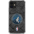 NBA Minnesota Timberwolves Dark Rust iPhone 12 Mini Clear Case