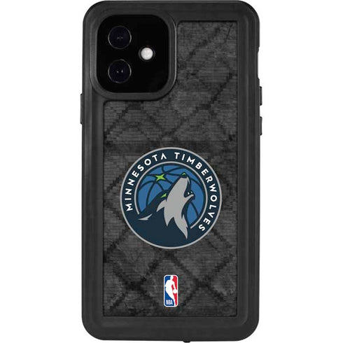 NBA Minnesota Timberwolves Dark Rust iPhone 12 Waterproof Case