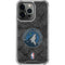NBA Minnesota Timberwolves Dark Rust iPhone 13 Pro Clear Case