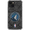 NBA Minnesota Timberwolves Dark Rust iPhone 14 Clear Case