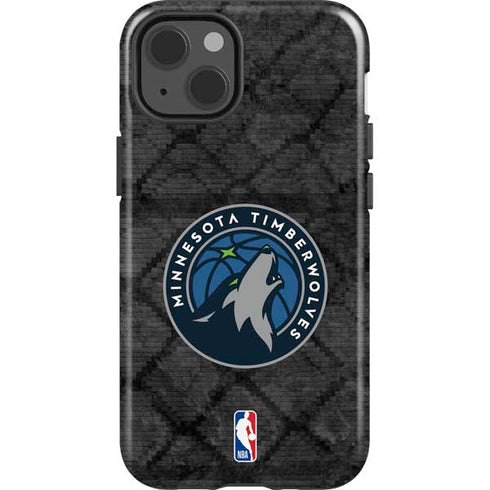 NBA Minnesota Timberwolves Dark Rust iPhone 14 Impact Case