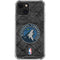 NBA Minnesota Timberwolves Dark Rust iPhone 14 Plus Clear Case