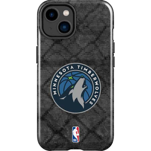 NBA Minnesota Timberwolves Dark Rust iPhone 14 Plus Impact Case
