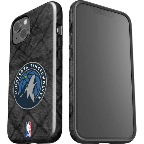 NBA Minnesota Timberwolves Dark Rust iPhone 14 Plus Impact Case