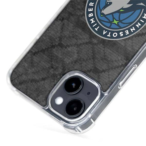 NBA Minnesota Timberwolves Dark Rust iPhone 14 Plus MagSafe Case