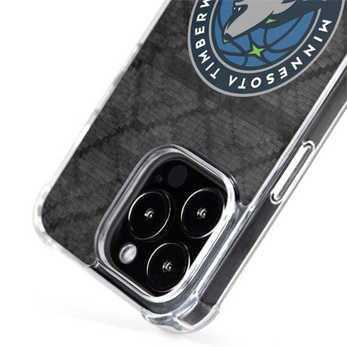 NBA Minnesota Timberwolves Dark Rust iPhone 14 Pro MagSafe Case