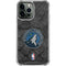 NBA Minnesota Timberwolves Dark Rust iPhone 14 Pro Max Clear Case