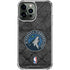 NBA Minnesota Timberwolves Dark Rust iPhone 14 Pro Max Clear Case