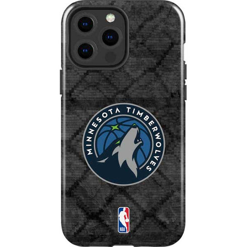 NBA Minnesota Timberwolves Dark Rust iPhone 14 Pro Max Impact Case