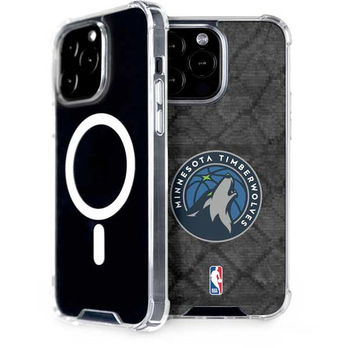 NBA Minnesota Timberwolves Dark Rust iPhone 14 Pro Max MagSafe Case