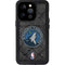 NBA Minnesota Timberwolves Dark Rust iPhone 14 Pro Waterproof Case