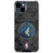 NBA Minnesota Timberwolves Dark Rust iPhone 15 Clear Case