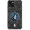 NBA Minnesota Timberwolves Dark Rust iPhone 15 Plus Clear Case