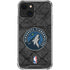 NBA Minnesota Timberwolves Dark Rust iPhone 15 Plus Clear Case