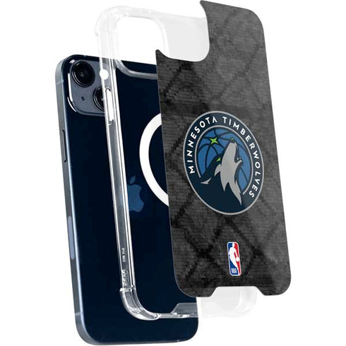 NBA Minnesota Timberwolves Dark Rust iPhone 15 Plus MagSafe Case
