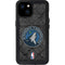 NBA Minnesota Timberwolves Dark Rust iPhone 15 Plus Waterproof Case
