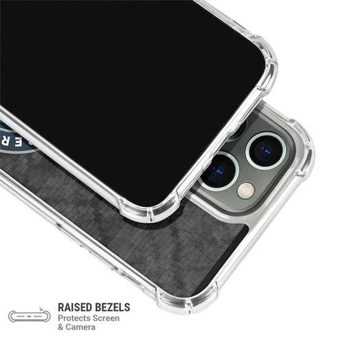 NBA Minnesota Timberwolves Dark Rust iPhone 15 Pro Clear Case