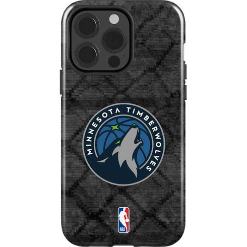 NBA Minnesota Timberwolves Dark Rust iPhone 15 Pro Impact Case