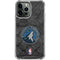NBA Minnesota Timberwolves Dark Rust iPhone 15 Pro Max Clear Case