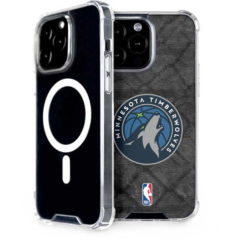 NBA Minnesota Timberwolves Dark Rust iPhone 15 Pro Max MagSafe Case