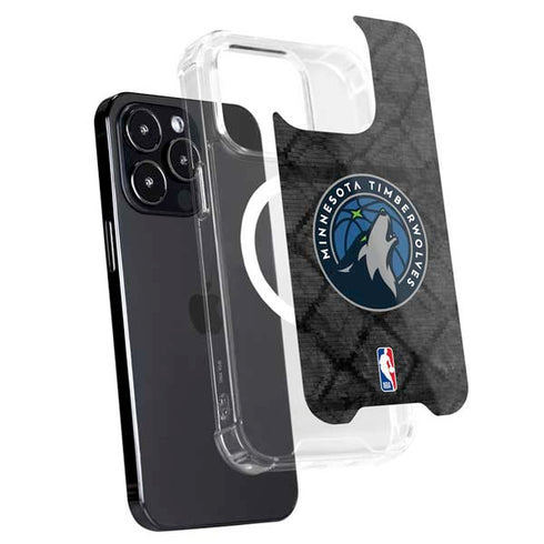 NBA Minnesota Timberwolves Dark Rust iPhone 15 Pro Max MagSafe Case