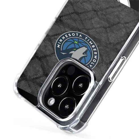 NBA Minnesota Timberwolves Dark Rust iPhone 15 Pro Max MagSafe Case