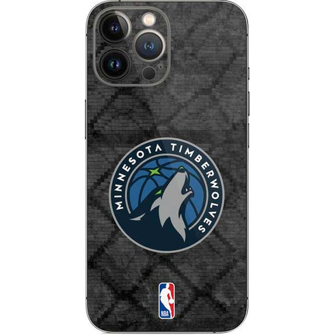 NBA Minnesota Timberwolves Dark Rust iPhone 15 Pro Max Skin