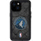 NBA Minnesota Timberwolves Dark Rust iPhone 15 Waterproof Case