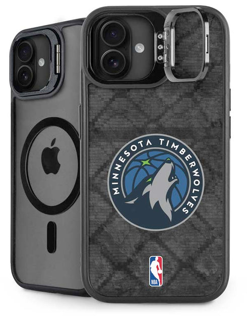 NBA Minnesota Timberwolves Dark Rust iPhone 16 Kickstand Case