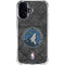NBA Minnesota Timberwolves Dark Rust iPhone 16 Plus Clear Case