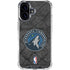 NBA Minnesota Timberwolves Dark Rust iPhone 16 Plus Clear Case