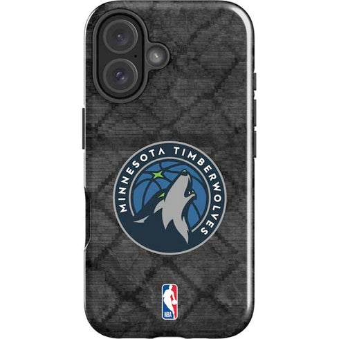 NBA Minnesota Timberwolves Dark Rust iPhone 16 Plus Impact Case