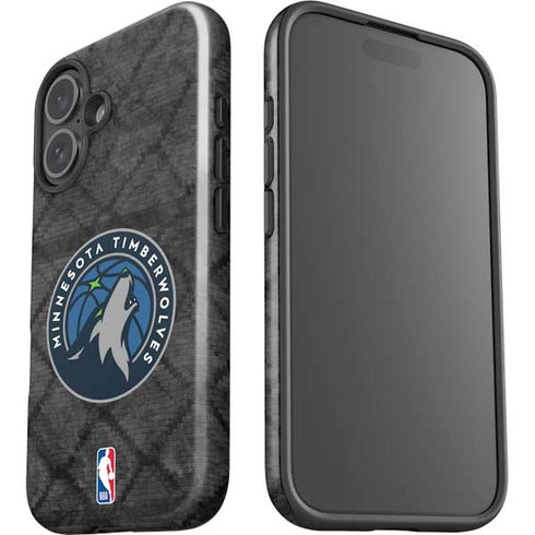 NBA Minnesota Timberwolves Dark Rust iPhone 16 Plus Impact Case