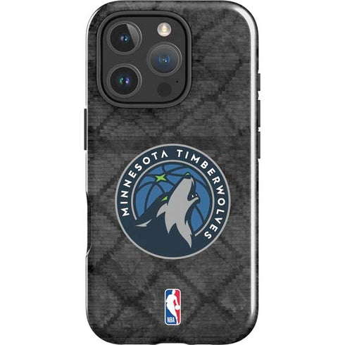 NBA Minnesota Timberwolves Dark Rust iPhone 16 Pro Impact Case