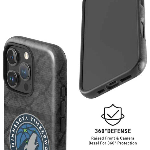 NBA Minnesota Timberwolves Dark Rust iPhone 16 Pro Magsafe Impact Case