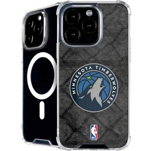 NBA Minnesota Timberwolves Dark Rust iPhone 16 Pro Max MagSafe Case