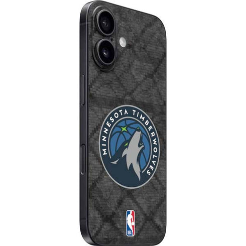 NBA Minnesota Timberwolves Dark Rust iPhone 16 Skin