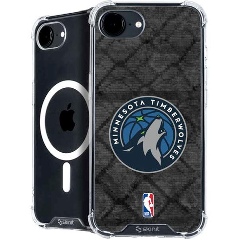 NBA Minnesota Timberwolves Dark Rust iPhone 16e MagSafe Case