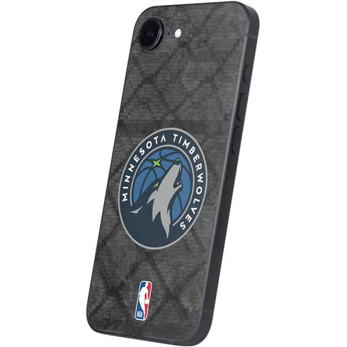 NBA Minnesota Timberwolves Dark Rust iPhone 16e Skin