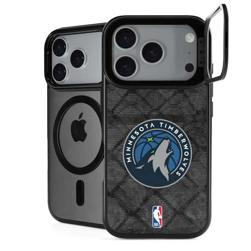 NBA Minnesota Timberwolves Dark Rust iPhone 18 Pro Kickstand Case