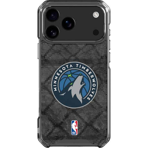 NBA Minnesota Timberwolves Dark Rust iPhone 18 Pro Max Clear Case