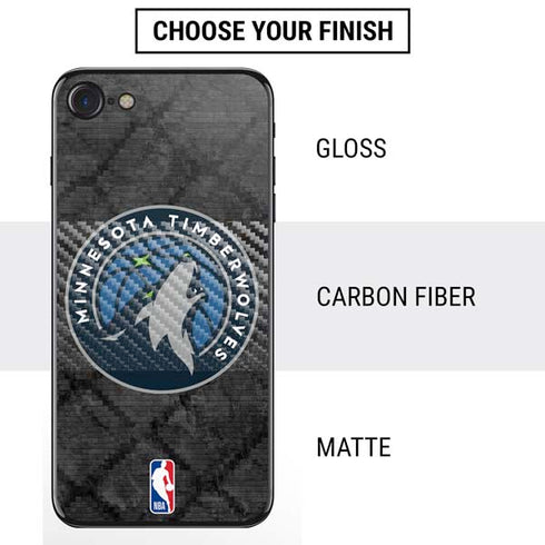 NBA Minnesota Timberwolves Dark Rust iPhone SE (2nd & 3rd Gen) Skin
