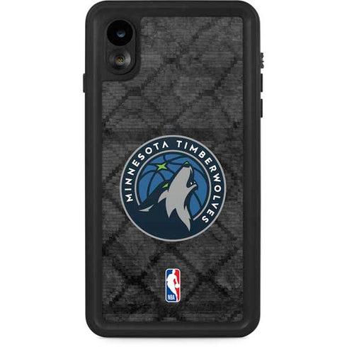 NBA Minnesota Timberwolves Dark Rust iPhone XR Waterproof Case