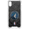 NBA Minnesota Timberwolves Dark Rust iPhone XS Clear Case